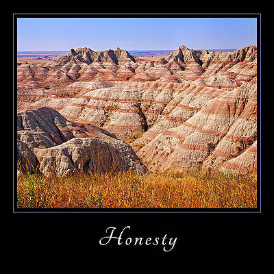 Majestic Badlands Scenery Wall Art