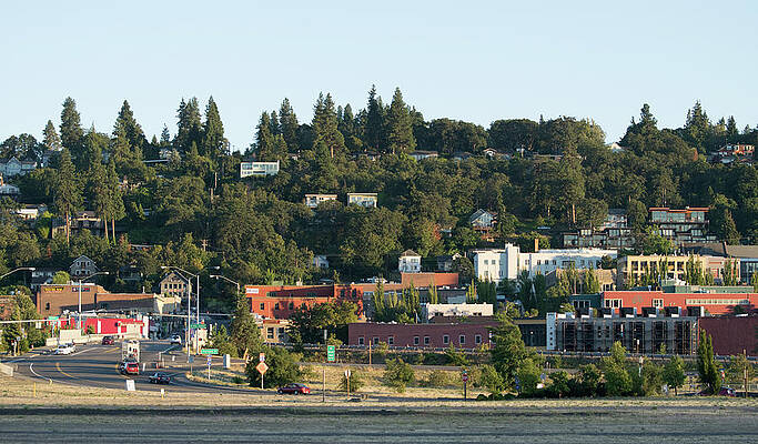 September Photograph - Hood River Court House by Tom Cochran