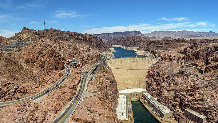 Wall Art featuring the photograph Hoover Dam by Miroslav Liska