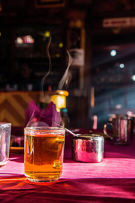 Wall Art featuring the photograph Hot Morning Tea by Owen Weber