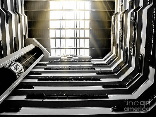 Wall Art featuring the photograph Hotel Lobby Monterey #2 by Blake Webster