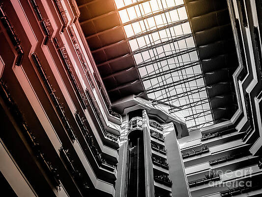 Wall Art featuring the photograph Hotel Lobby Monterey by Blake Webster