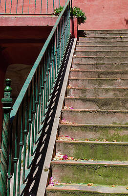 Architecture Photograph - House Of Pilate - Stairway 2 by AM FineArtPrints