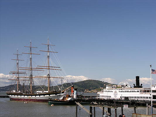 California Wall Art featuring the photograph Hyde St Pier by C Thomas Cooney