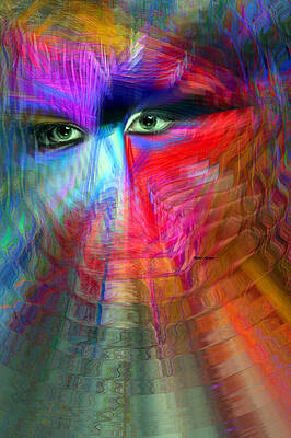 Accessory Wall Art featuring the digital art I Am Right Here For You by Rafael Salazar