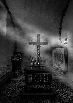 Dramatic Chapel Interior Wall Art