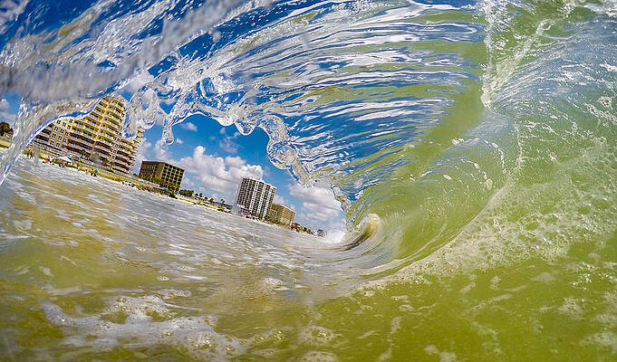 David Photograph - In The Curl by David Hart