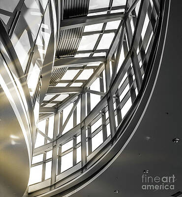 Wall Art featuring the photograph Interior Architecture Seattle #2 by Blake Webster