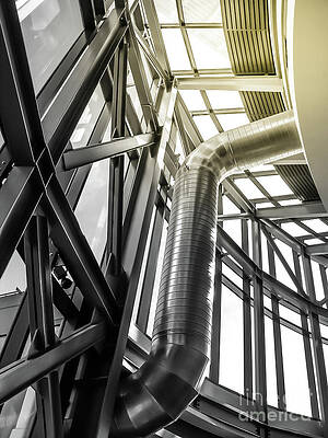 Wall Art featuring the photograph Interior Architecture Seattle #3 by Blake Webster