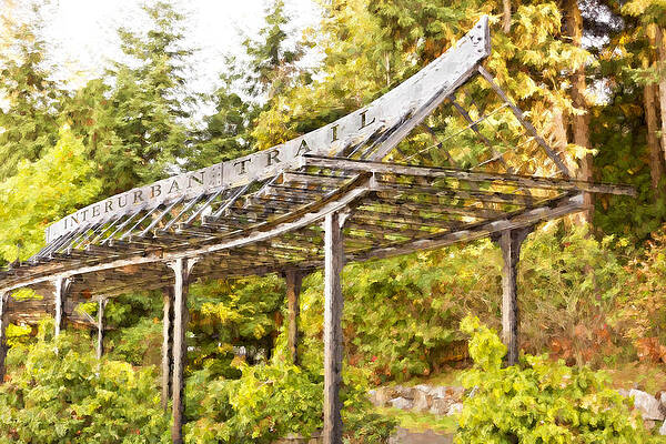 Washington Photograph - Interurban Trail Painterly by Mary Jo Allen