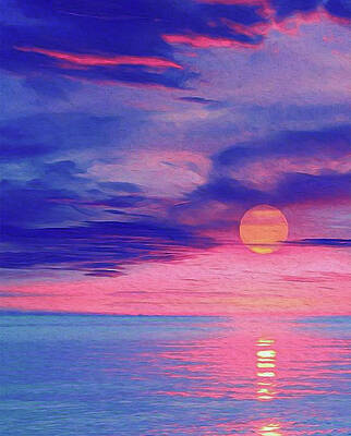 Summer Painting - Into The Oceans by AM FineArtPrints