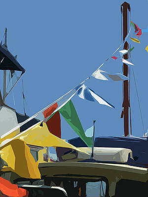 Sky Digital Art - Into The Wind by Gina Harrison