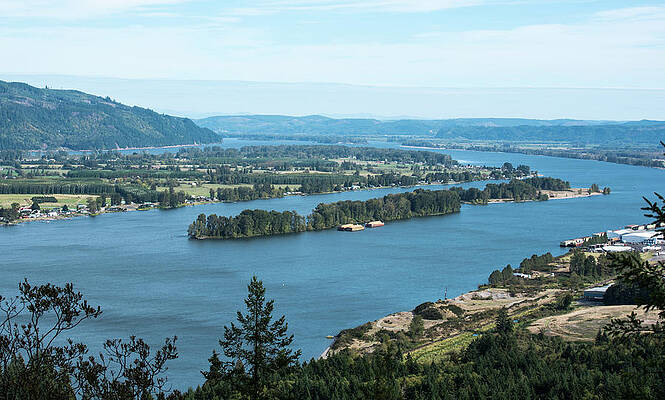 Farm Photograph - Island Farms by Tom Cochran