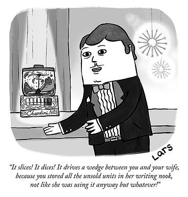 Slice Drawing - It Slices It Dices by Lars Kenseth