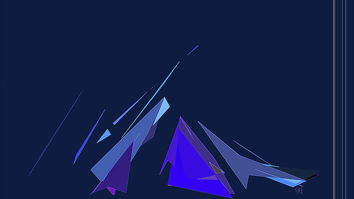 Whimsical Digital Art - Jazz Campfire by Gina Harrison