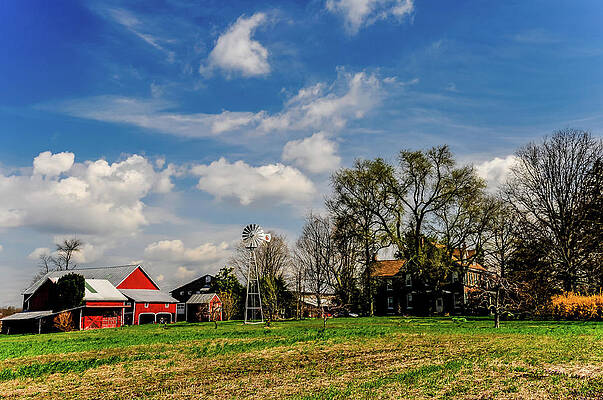 Sky Wall Art featuring the photograph Jersey Jerrys Apple Farm by Louis Dallara