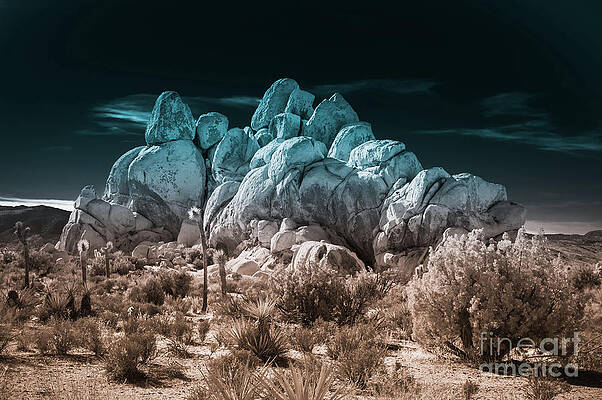 Wall Art featuring the photograph Joshua Tree Boulder Formation by Blake Webster