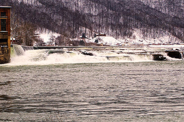 Wall Art featuring the photograph Kanawha Falls 2 by Flees Photos