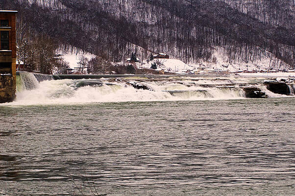 Wall Art featuring the photograph Kanawha Falls 3 by Flees Photos