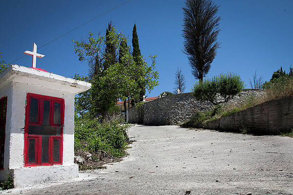 Greece Wall Art featuring the photograph Karye Village by Al Poullis