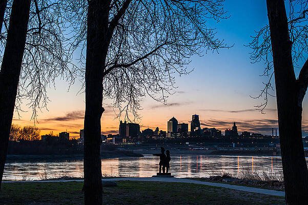 Missouri Wall Art featuring the photograph Kaw Point Park by Jeff Phillippi