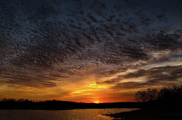 Wall Art featuring the photograph Kill Creek Sunrise by Jeff Phillippi