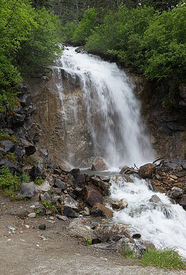 Photograph - Klondike Waterfall by Ed Clark