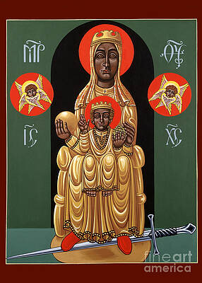 La Morenita de Montserrat Icon Print