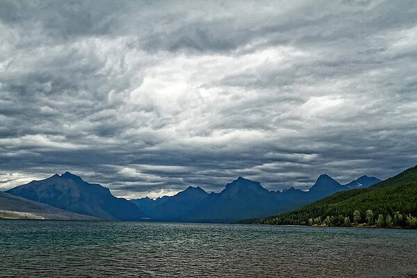 Wildlife Wall Art featuring the photograph Lake McDonald Glacier Park by Waterdancer