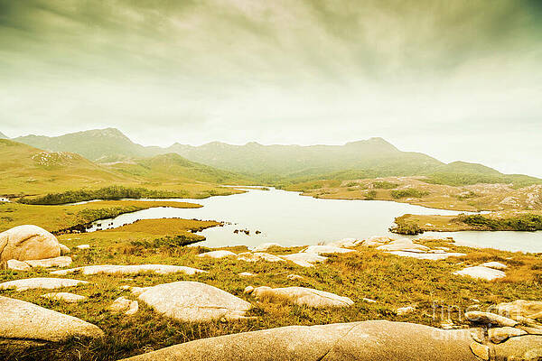 Natural Wall Art featuring the photograph Lake On A Mountain by Jorgo Photography