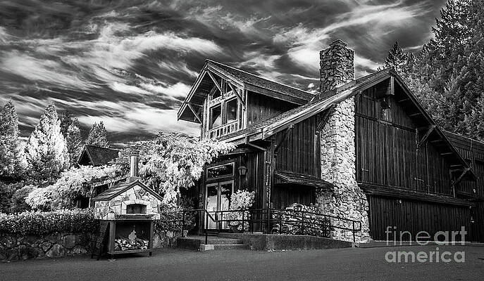 Wall Art featuring the photograph Lambert Bridge Winery - Dry Creek Valley Sonoma County by Blake Webster