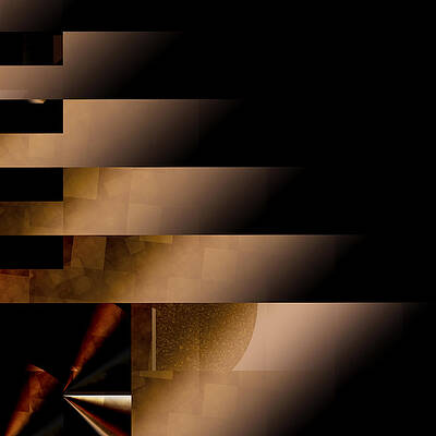 Geometric Wall Art featuring the digital art Largo 3 by Vic Eberly