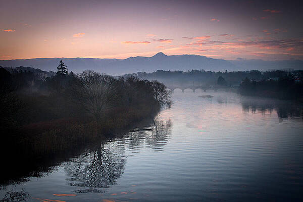 Reflection Wall Art featuring the photograph Laune Sunrise by Mark Callanan