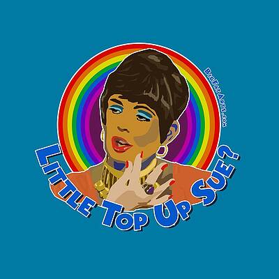 Digital Art - Little Top Up Sue by BFA Prints