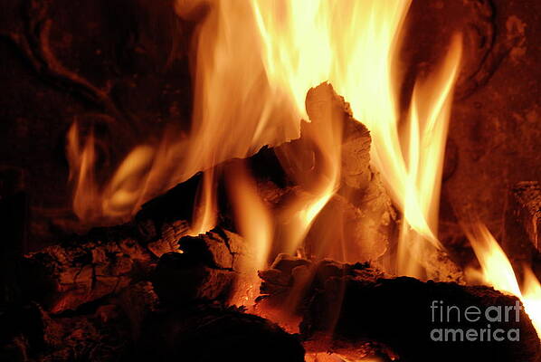 Mesmerizing Fire Flames Wall Art