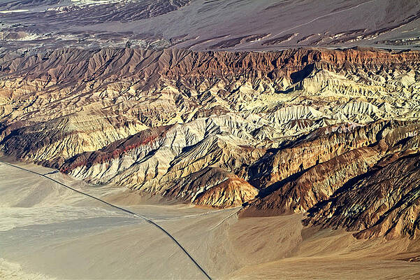 California Photograph - Lonely Road In The California Desert by Waterdancer