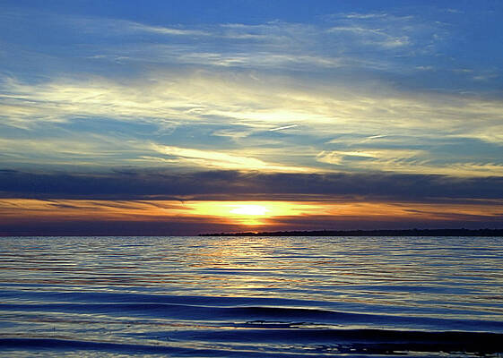 Sky Wall Art featuring the photograph Long Island Sunset by Robert Newman