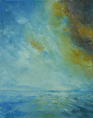 Sea Painting - Look At The Bright Side 2 by Jane See