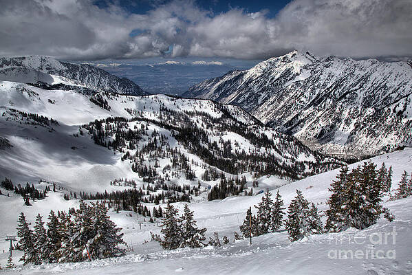 Utah Photograph - Looking Down From The Road To Provo by Adam Jewell