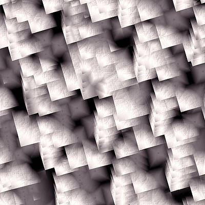 Geometric Wall Art featuring the digital art Lost In The Crowd by Vic Eberly