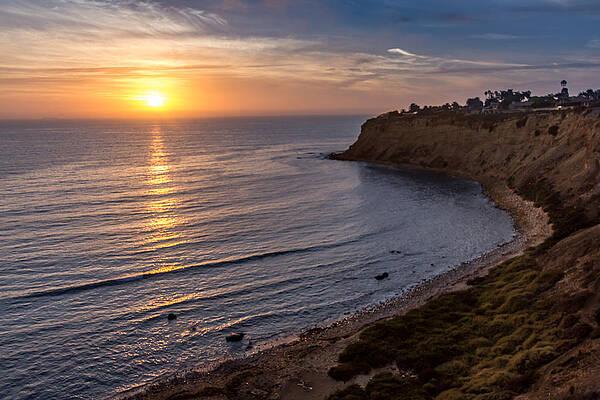 Photograph - Lunada Bay Sunset by Ed Clark