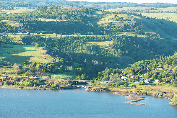 Oregon Wall Art featuring the photograph Lyle Washington On The Columbia by Tom Cochran