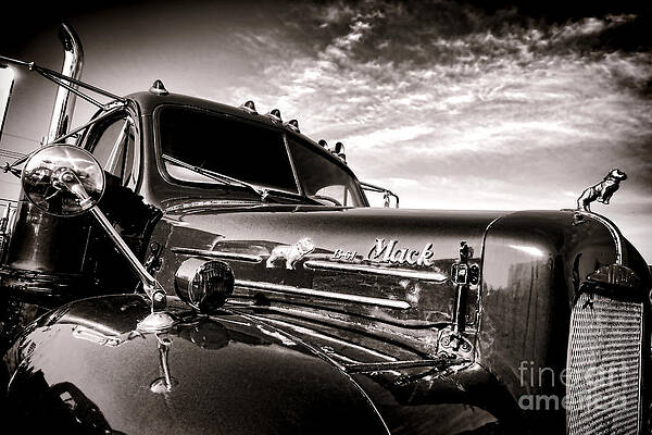 Vintage Mack Truck Photograph