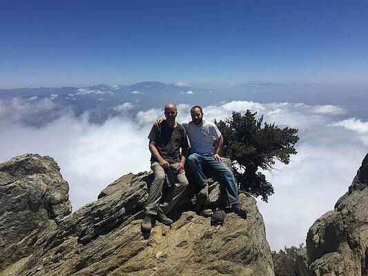 Sky Photograph - Made It To The Top by Ed Clark