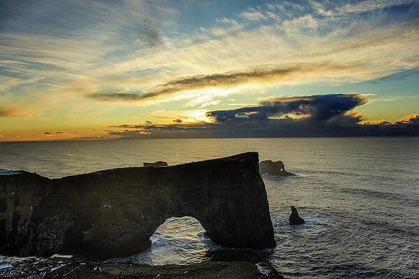 Travel Photograph - Magic Dyrholaey by Robert Grac