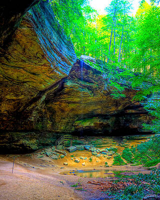Nature Wall Art featuring the photograph Magical Cave by Jonny D