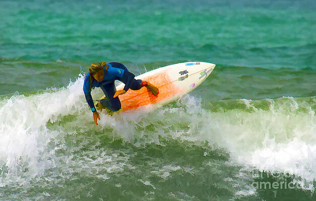 San Diego Wall Art featuring the digital art Making The Turn by Waterdancer