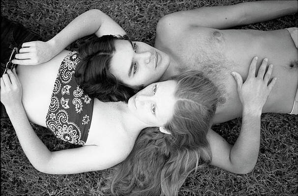 Phoenix Photograph - Man And Woman, Head-to-Head, 1973 by Jeremy Butler