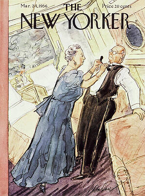 Holding Painting - March 24 1956 by Perry Barlow