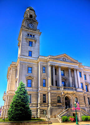 Ohio Wall Art featuring the photograph Marietta Courthouse by Jonny D
